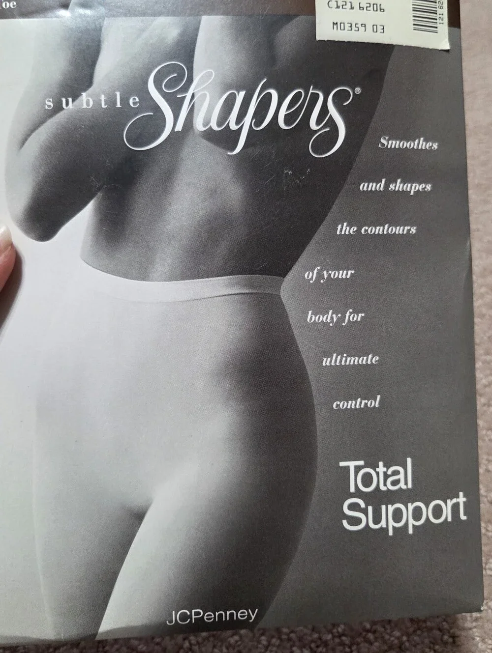 Vintage Subtle Shapers Suntan Short 121 Control Panty Lycra Leg Pantihose
